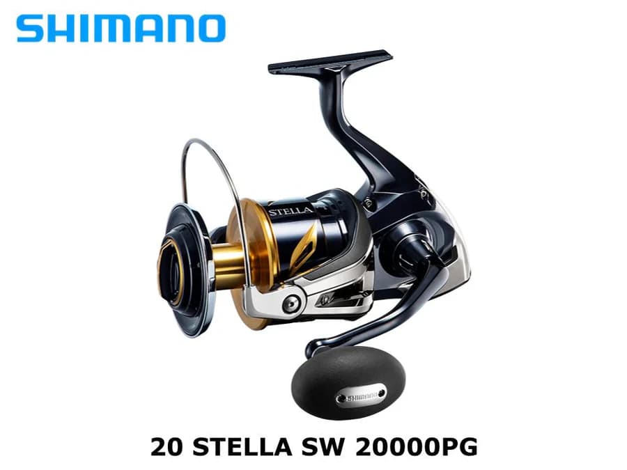 Shimano Stella SWD 20000PG — Shimano saltwater spinning reel product photograph